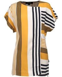 Smart and Joy - Long Stripe Print Game Top - Lyst