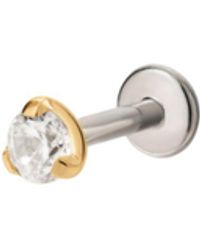 Vanhi - 3Mm Martini Set Threadless Flat Back Titanium Cartilage Stud - Lyst