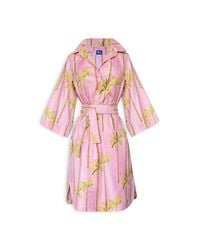 Pick Happy - Kimono Dress Palm Tree Cotton - Lyst