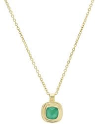 Auree - California Cushion Onyx Necklace - Lyst