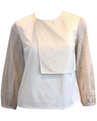 SNIDER - Neutrals Wildflower Top - Lyst