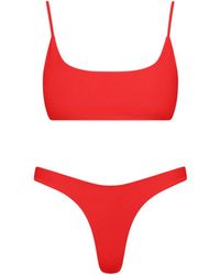 Playaluxe - Malibu Bralette Bikini Set - Lyst