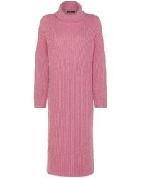 Cara & The Sky - Joey Midi Dress Dusky Pink - Lyst