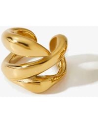 Elk & Bloom - 14K Molten Huggie Hoop Ear Cuff - Lyst