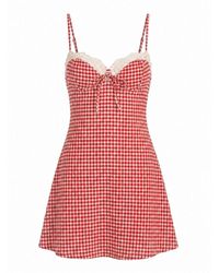 Montce - Micro Gingham Lena A-Line Dress - Lyst