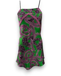 Monzlapur New York - Silk Snake Scarf Dress - Lyst