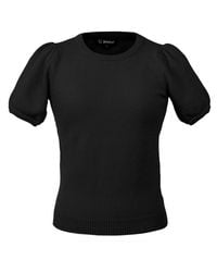 Smart and Joy - Ribbed Knit Short-Sleeve Top - Lyst