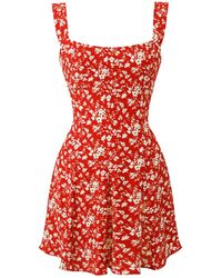 Lily Phellera - Omahyra Floral Summer Mini Dress - Lyst