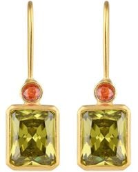 Firera Atelier - Zirkonium Charm Earring - Lyst