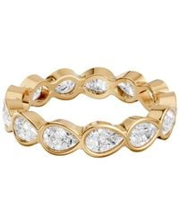 Aya Fine Jewelry - 1.92 Ctw Pear Lab Diamond Full Eternity Wedding Band - Lyst