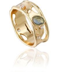 Rare Matters Jewelry - Glass Statement Ring - Lyst