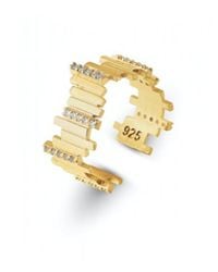 Spero London - New Multiple Bar Sterling Ring - Lyst