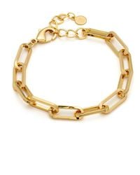 Crystals and Co - Chunky Paper Clip Bracelet - Lyst