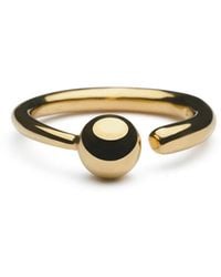 Shabella Nyc - Adjustable Bold Single Sphere Ring - Lyst