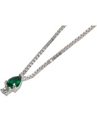 NASI SILVER - Pear Atarah Necklace- Crystal Spinel & Topaz - Lyst