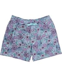 lords of harlech - Silus Garden Party Interlock Shorts - Lyst