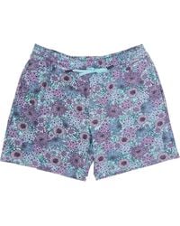 lords of harlech - Silus Garden Party Interlock Shorts - Lyst