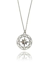 LINYA JEWELLERY - North Star Gem Medallion - Lyst
