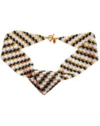Iliana Arrazola - Minimalist Deconstructed Necklace, And, Glass Beads, Beaded Jewelry - Lyst