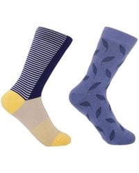Peper Harow - Made in England - Buttercup Anne & Leaf Socks 2 Pack - Lyst