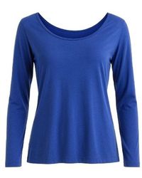 Conquista - Long Sleeve Off-Shoulder Top - Lyst