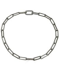 Loni Paul Jewelry - Chunky Rectangle Paperclip Necklace - Lyst