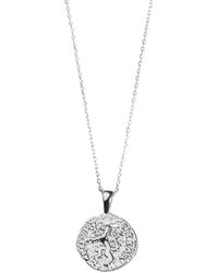 Aaria London - Lion Coin Necklace - Lyst
