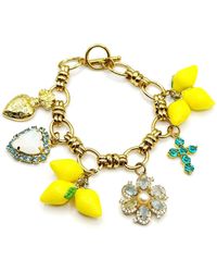 Achala Handcrafted - Lemon Charm Bracelet - Lyst