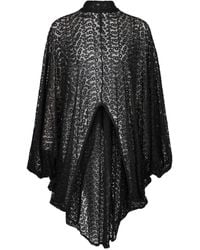 Lioness by Tf - Ebony Luxe Lacy Tunic - Lyst