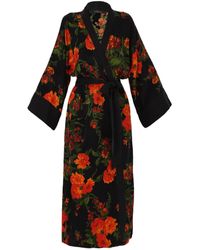 niLuu Olivia Women's Kimono Robe - Multicolor