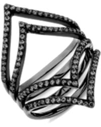 SALLY SKOUFIS - Shine Ring With Made Cz Diamond Stimulant - Lyst
