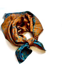 LA FEMME MIMI - Dragon Fly Silk Scarf - Lyst