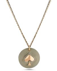 Ecce | Artisan Diamonds - 14K Solid Queen Of Spades Diamond Necklace - Lyst