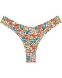 Montce - Florencia Floral Lulu Zig-Zag Stitch Bikini Bottom - Lyst