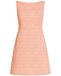 Conquista - Print Sleeveless A Line Shift Dress By Fashion - Lyst