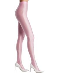 HIGH HEEL JUNGLE by KATHRYN EISMAN - Satin Finish Tights - Lyst