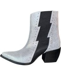 Any Old Iron - The Lightning Bolt Leather Boots - Lyst