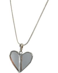 Laura Daili - Neutrals Reflected Love Mirror Pendant - Lyst