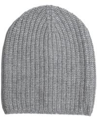 Bel Cashmere - Plain Knitted Cashmere Hat - Lyst