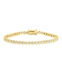 SHYMI - Classic Two Mm Bezel Set Tennis Bracelet - Lyst