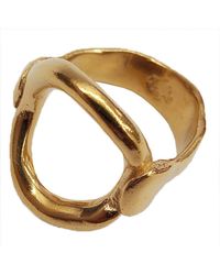 Karen Hallam - Capri Ring Plated - Lyst