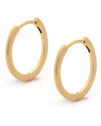 Nellou Jewellery - Nell Hoop Earrings Plated Sterling Large - Lyst
