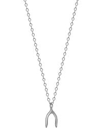 Tory Long - The Wishbone Necklace - Lyst