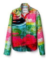 Maxjenny - Printed Viscose Shirt – Mother - Lyst