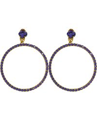 Vickisarge - The Large Hoop Earrings - Lyst
