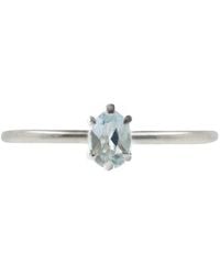 Lee Renee - Aquamarine Ring - Lyst