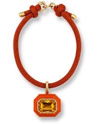 Michael Nash Jewelry - Lena Resin Octagon And Topaz Crystal Pendant - Lyst