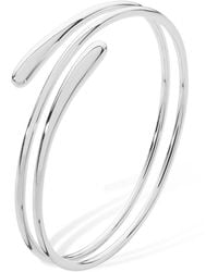 Lucy Quartermaine - Sterling Coil Drop Bangle - Lyst