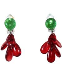 Laura Daili - Cherry Dew Clip-On Earrings - Lyst