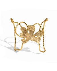 Ebru Jewelry - Eternal Leaves Arm & Cuff Bracelet - Lyst